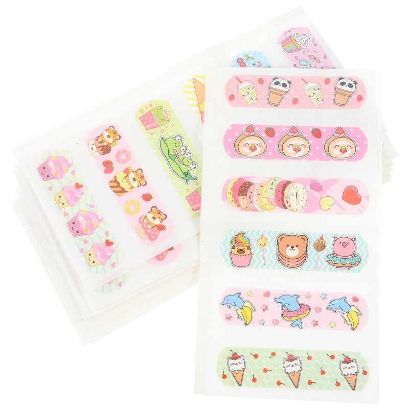120pcs Waterproof Breathable Cartoon Bandages For Finger Cuts First Aid - Image 2
