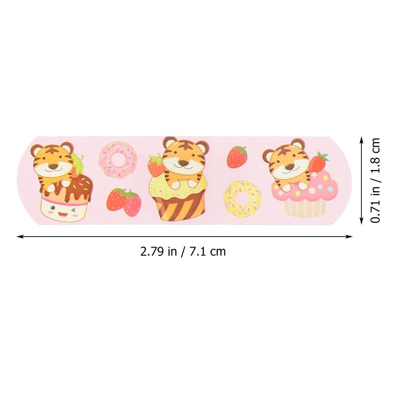 120pcs Waterproof Breathable Cartoon Bandages For Finger Cuts First Aid - Image 3