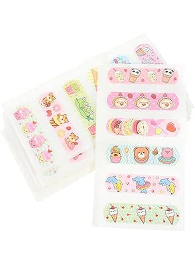 120pcs Waterproof Breathable Cartoon Bandages For Finger Cuts First Aid - Image 1