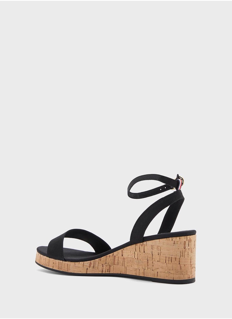 TOMMY HILFIGER - Ankle Strap Mid Heel Sandels - Image 1