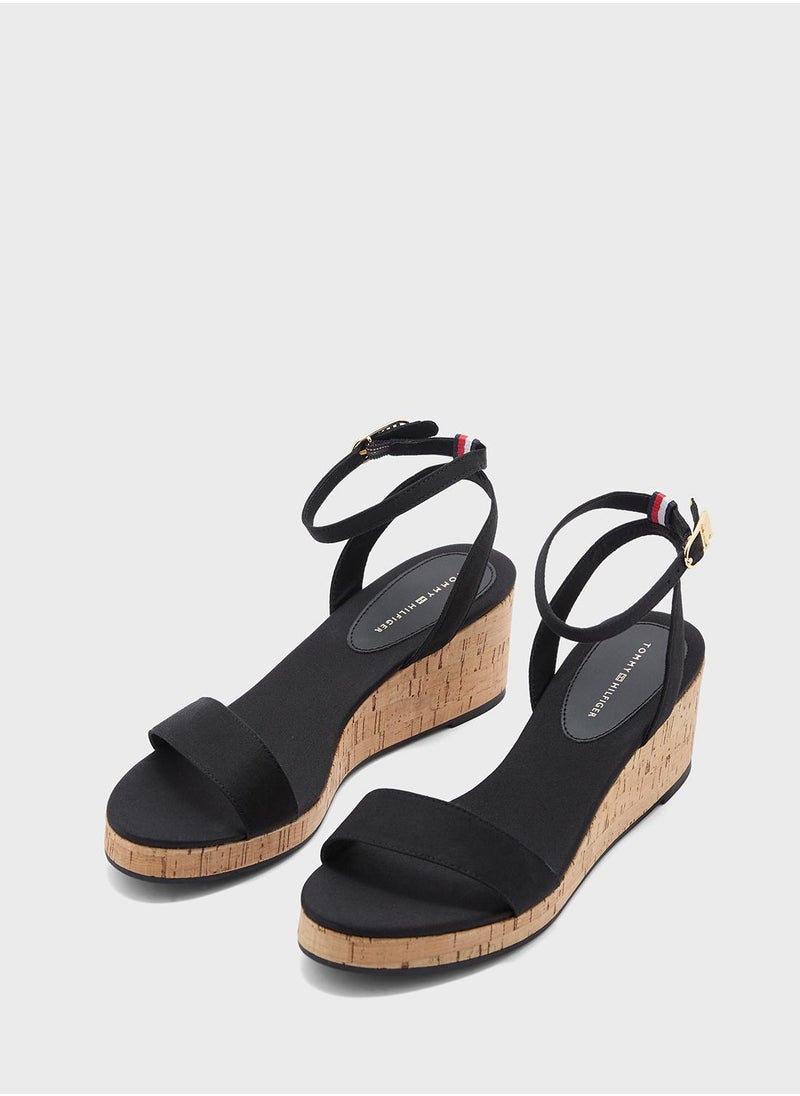 TOMMY HILFIGER - Ankle Strap Mid Heel Sandels - Image 1