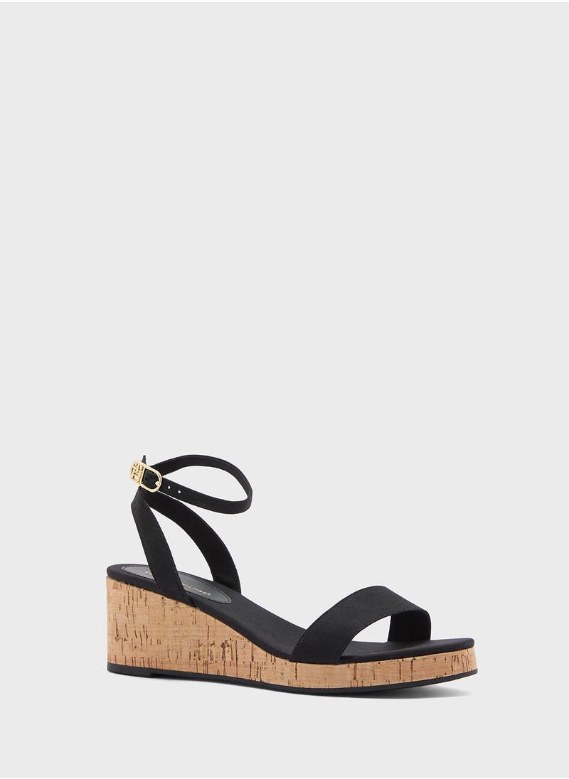 TOMMY HILFIGER - Ankle Strap Mid Heel Sandels - Image 1