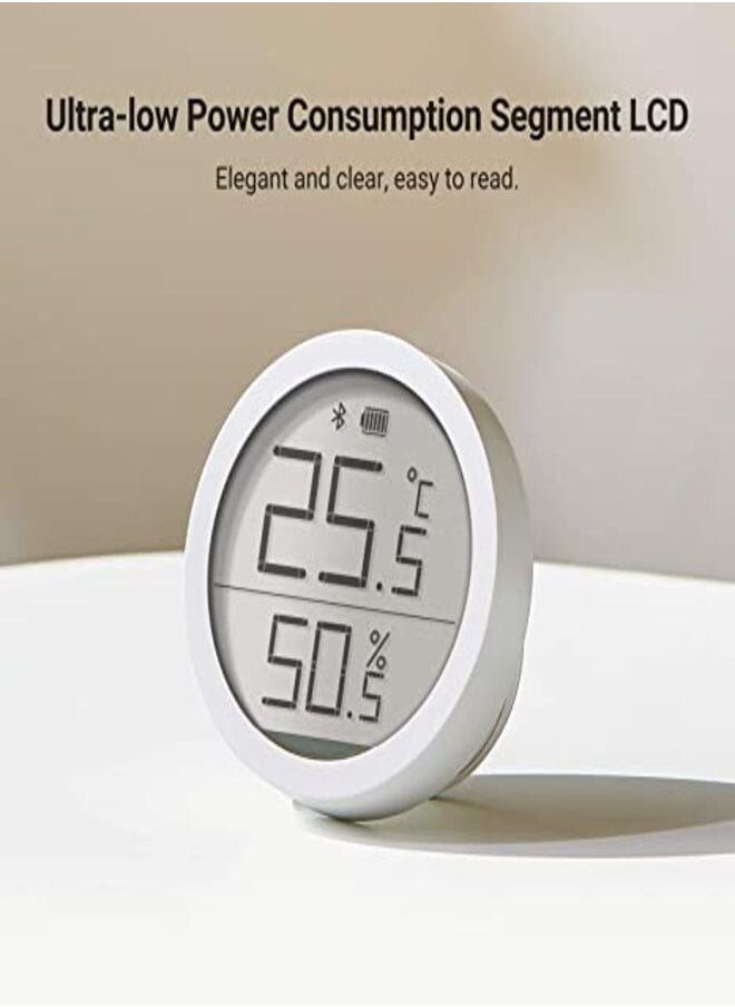 Qingping Smart Digital Humidity Sensor Bluetooth 5.0 Thermometer Hygrometer Lite Accurate Sensor Built-in Temperature & Relative Humidity Monitor Gauge for Indoor Home Sensor