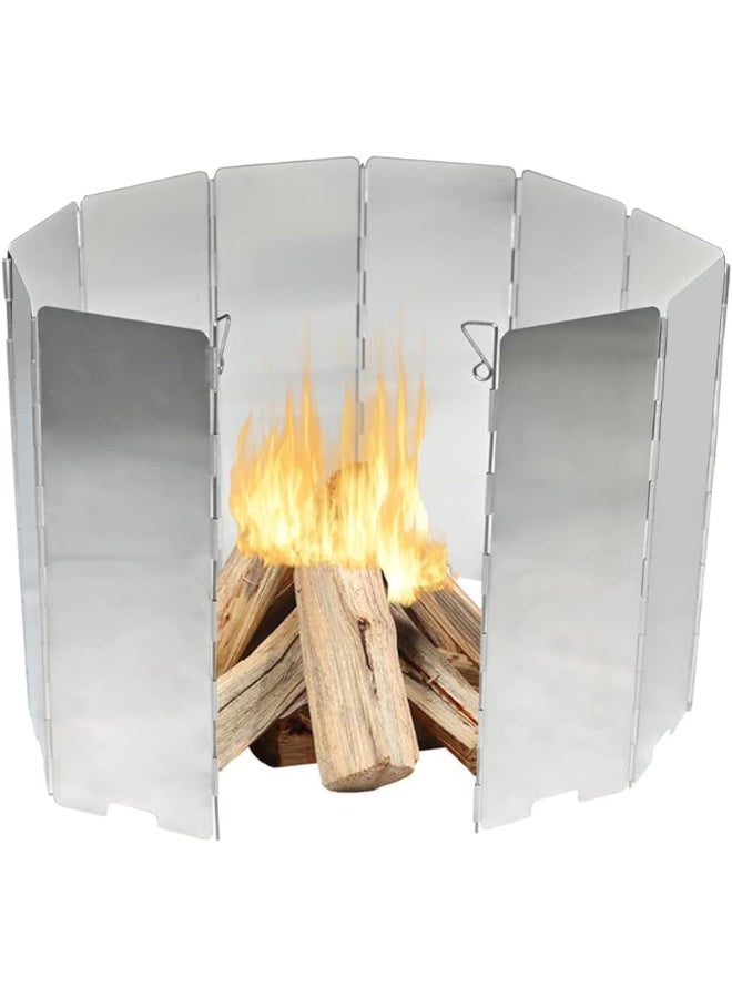 جو تو كامبس درع رياح لموقد التخييم GO2CAMPS – 40 سم | واقي حراري كبير وقابل للطي - Image 4