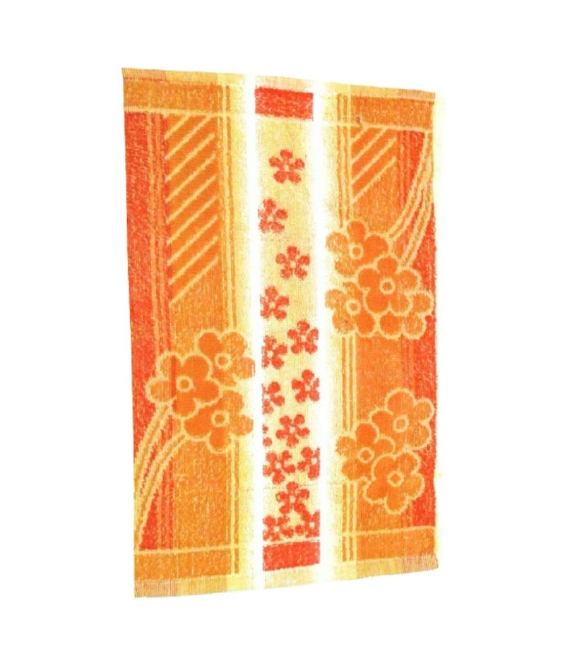 Cotton Colors Cotton Colors Floral Design Hand Towels (Medium, Multicolor, Pack of 4)_D59  - Image 2