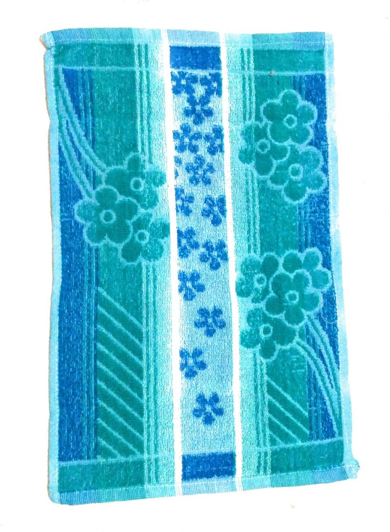 Cotton Colors Cotton Colors Floral Design Hand Towels (Medium, Multicolor, Pack of 4)_D59  - Image 4