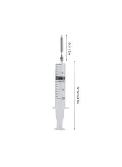 TOPINCN Diy Stainless Steel Cake Dessert Pudding Decorating Supplies Kit Art Needle Syringe Decorating Pro Baking Tools (M)  - Image 3