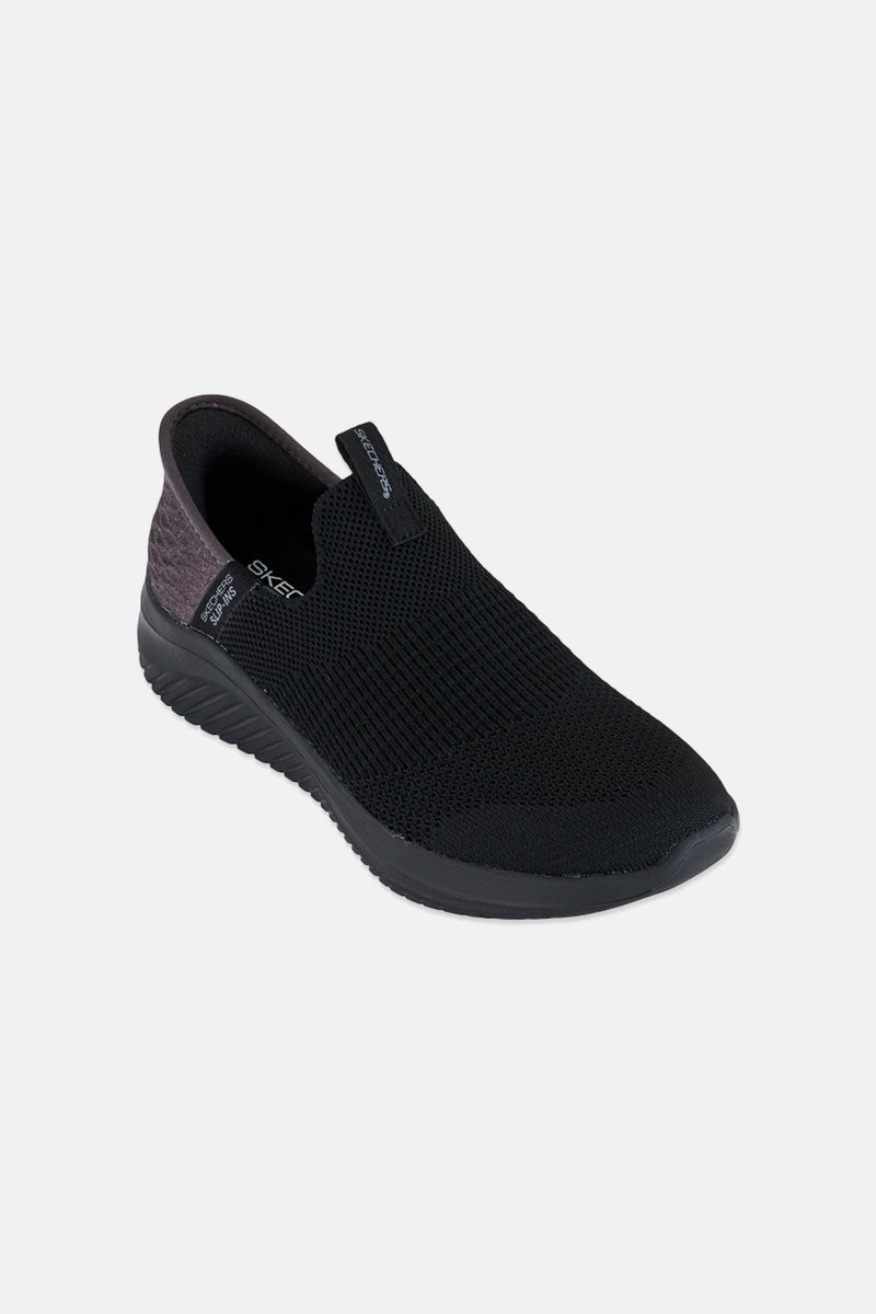 SKECHERS أحذية الأولاد للأطفال ألترا فليكس 3,0 سموذ ستيب سليب أون، أسود - Image 5
