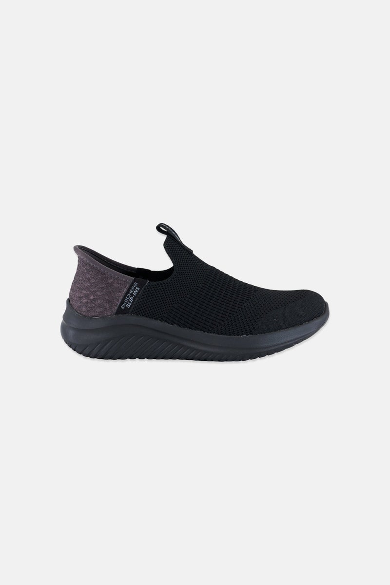 SKECHERS أحذية الأولاد للأطفال ألترا فليكس 3,0 سموذ ستيب سليب أون، أسود - Image 4