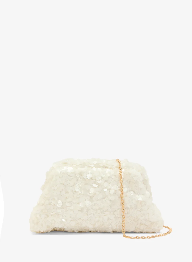 GLAMOROUS Sequin Pillow Clutch