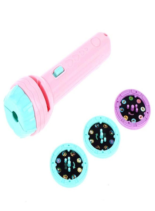 Sajani Slide Flashlight Projector Torch for Kids/Baby Sleeping Story Projector Flashlight with 3 Image Reels Projection/Lamp Education Learning Night Light for Kid (Pack of 1) - Image 1
