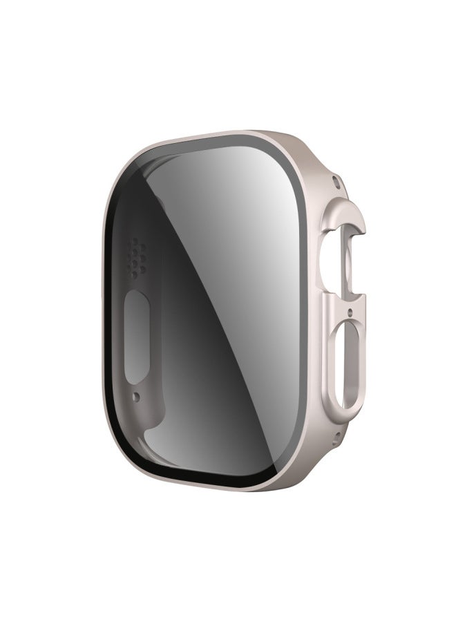مناسب لساعة Apple s10/9/8 حافظة مضادة للفتح حافظة iwatch من الزجاج المقوى حافظة كمبيوتر فائقة الجودة مدمجة - اللون: لون النجوم [غلاف مدمج مضاد للفتح]] - الأبعاد الخارجية: 44 مم - Image 1