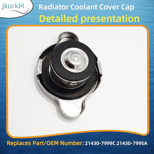 JkorkM 21430-7999C Radiator Cap Compatible With Nissan 200SX 350Z 370Z Infiniti FX45 FX35 21430-7995A Radiator Coolant Cover Cap OEM 21430-7999C 21430-7995A 214307996C 214307999A (88kPa (0.9)) - Image 5