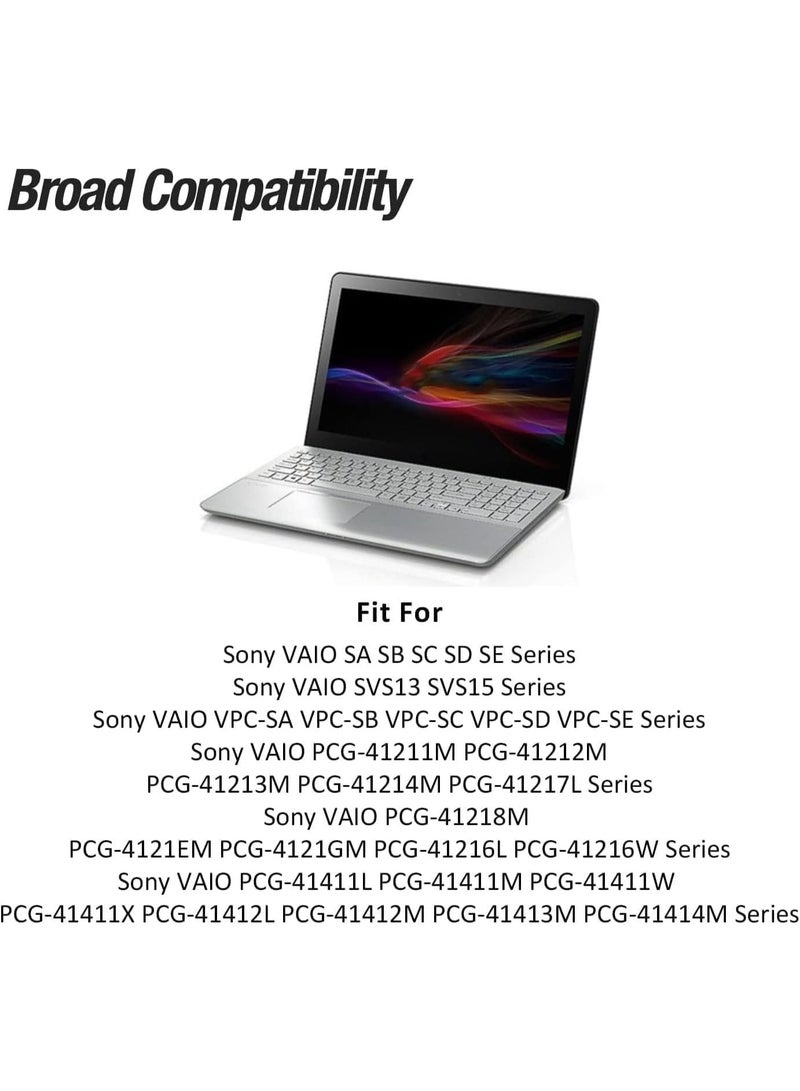 11.1V 4400mAh/6-Cell VGP-BPS24 VGP-BPL24 Battery Compatible for Sony VAIO PCG-41211M PCG-41212M PCG-41213M PCG-41214M PCG-41217L Series BPS24 - Image 4