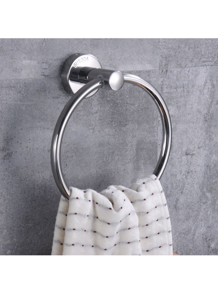 Stainless Steel Circular Towel Rack Hanging Bar  - Image 1