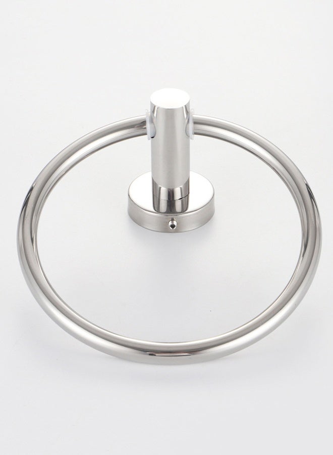 Stainless Steel Circular Towel Rack Hanging Bar  - Image 4