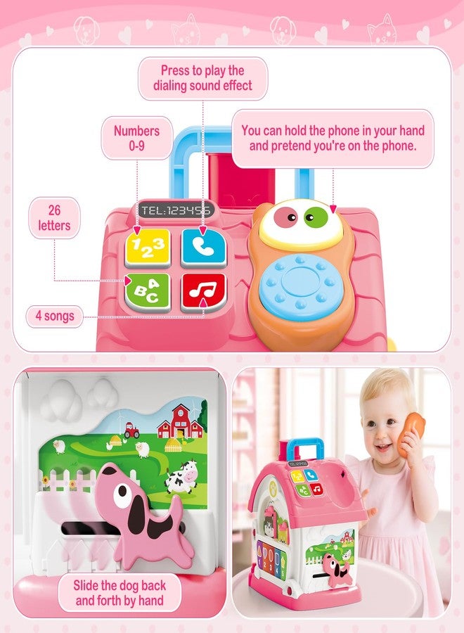 ShyLizard Montessori Toys for 1 Year Old Girl Gift, Musical Learning House with Lights & Sounds, Interactive Musical Toys for Baby Girls 12-18 Months,First 1st Birthday Gifts,Toddler Toy for 1,2,3 Year Old Girl - Image 3