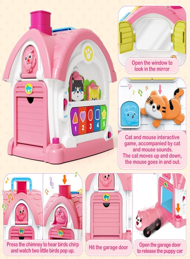 ShyLizard Montessori Toys for 1 Year Old Girl Gift, Musical Learning House with Lights & Sounds, Interactive Musical Toys for Baby Girls 12-18 Months,First 1st Birthday Gifts,Toddler Toy for 1,2,3 Year Old Girl - Image 2