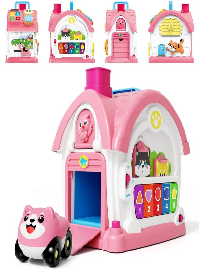 ShyLizard Montessori Toys for 1 Year Old Girl Gift, Musical Learning House with Lights & Sounds, Interactive Musical Toys for Baby Girls 12-18 Months,First 1st Birthday Gifts,Toddler Toy for 1,2,3 Year Old Girl - Image 1