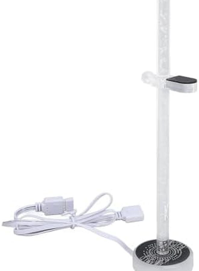 AK 185 Black Graphics Card Stand Vertical Support Rod with 5V ARGB LED Lighting - Image 4