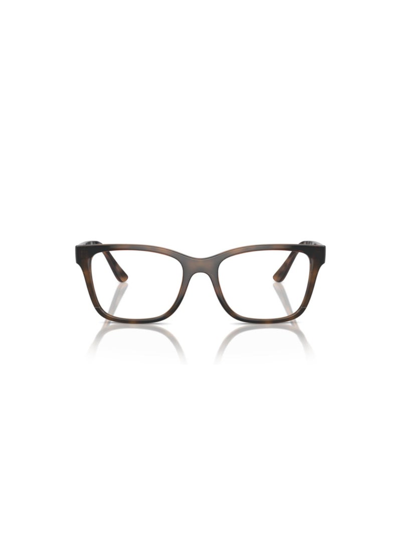 Vogue Vogue Woman Rectangular  Eyeglasses- Vo 5556 - Lense Size:51Mm - Top Dark Havana/Light Brown  - Image 5