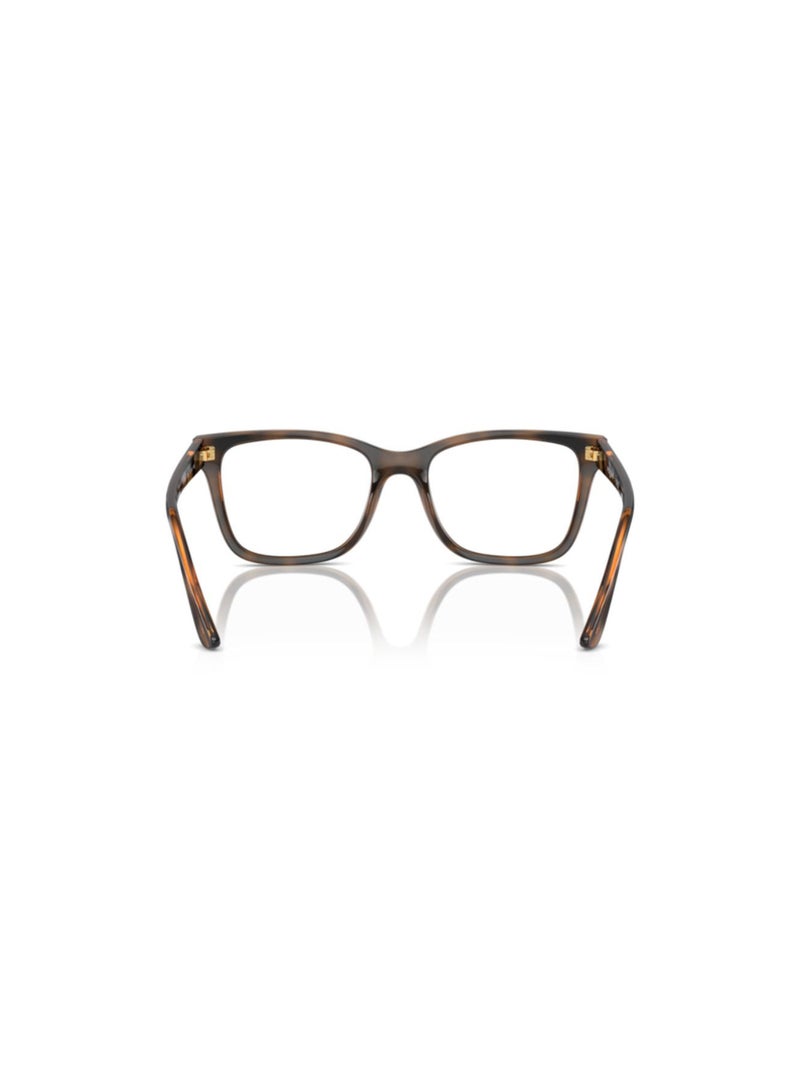 Vogue Vogue Woman Rectangular  Eyeglasses- Vo 5556 - Lense Size:51Mm - Top Dark Havana/Light Brown  - Image 3