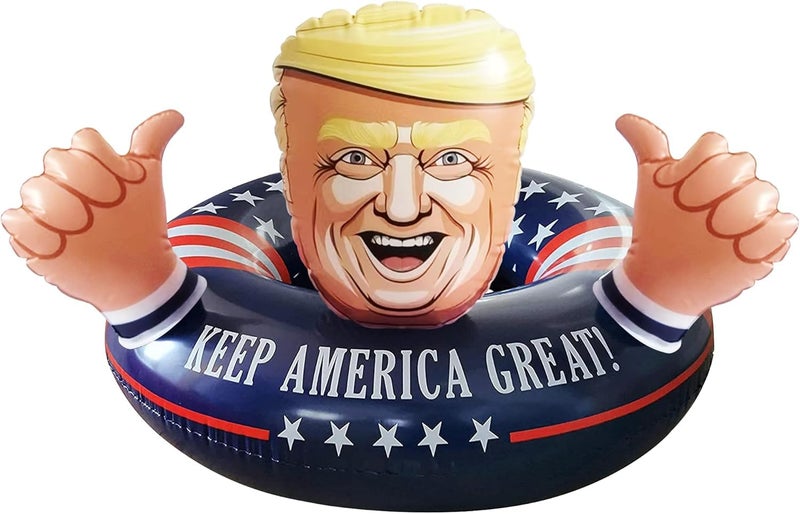 NinoStar MAKE SUMMER Time GREAT AGAIN with Donald Trump American Pool Float TrumpFloat - Image 3