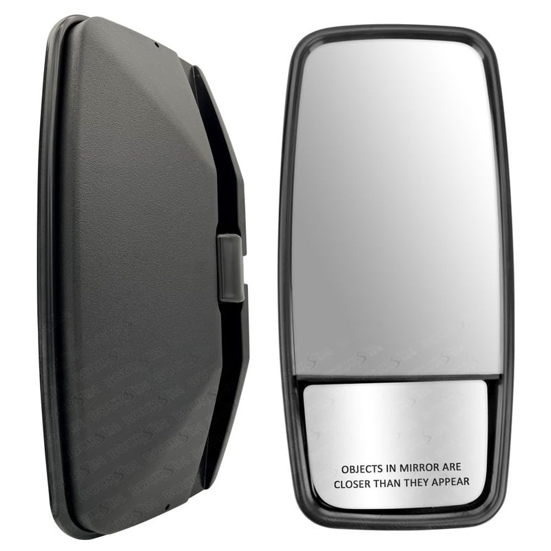 Outside View Door Mirror For ISUZU NPR NPRHD NQR NRR GMC Chevrolet W3500 W4500 W5500 Truck 20082023 Black Passenger Side