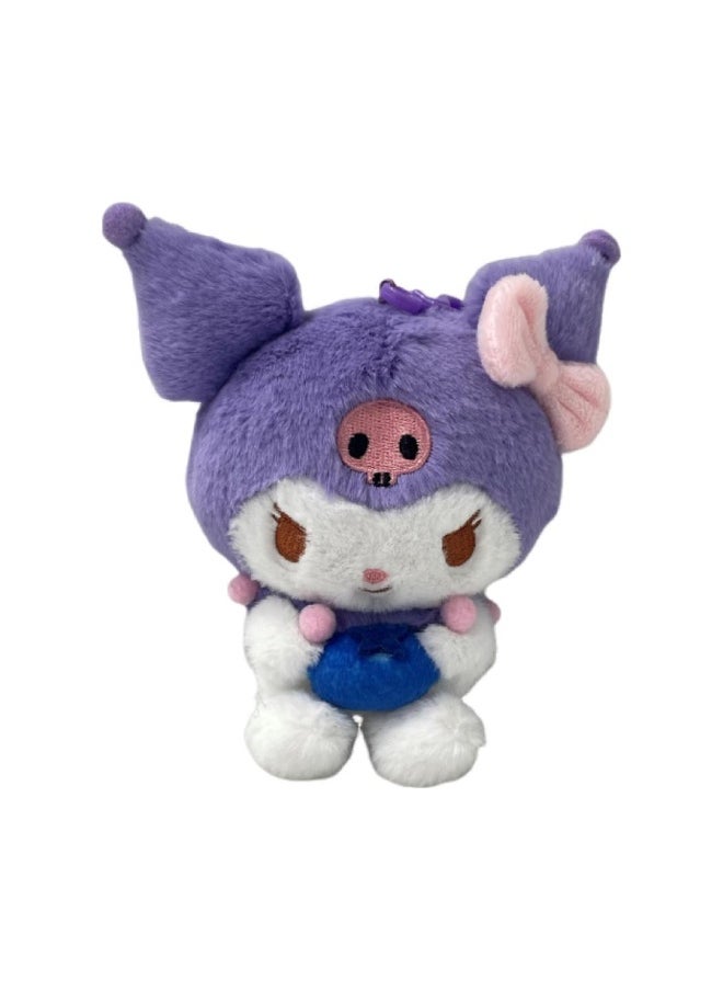 Miniso MINISO Kuromi 4in. Hugging Fruit Pendant – Cute and Quirky Accessory 