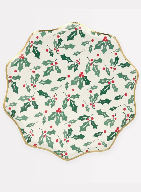ميري ميري Holly Pattern Side Plates