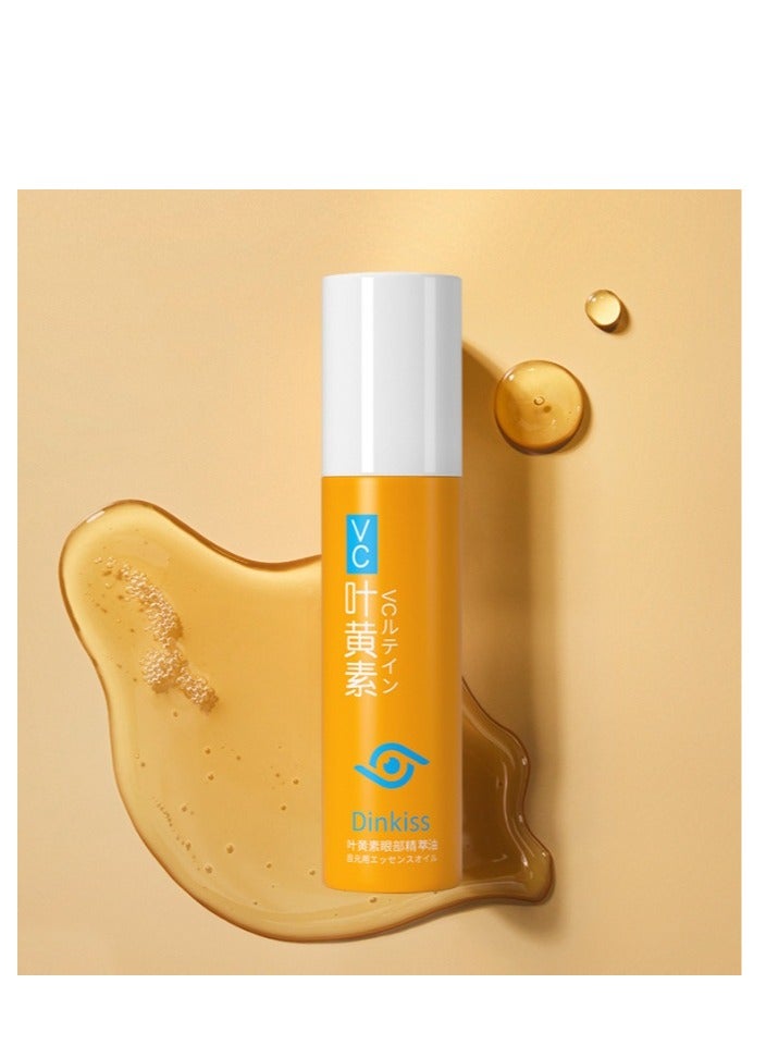 lakerain Lutein Eye Essence Oil, Vc Lutein Eye Essence Oil, Lutein Eye Serum, Lutein Eye Oil, Under Eye Oil Roller Ball, Japan Firming Anti-Aging Eye Serum For Eye Bags (8ml)  - Image 2
