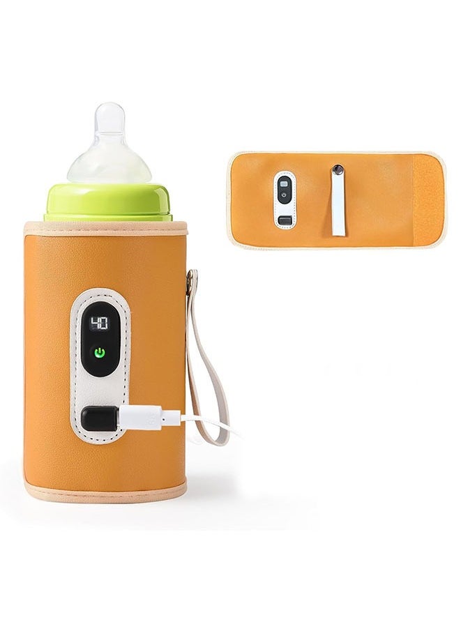 Muyixin Portable Bottle Warmer for Travel, Fast Heating - Travel Bottle Warmer with LCD Display & 23 Speed Temperature Adjustment (Bottle not Included)  - Image 5
