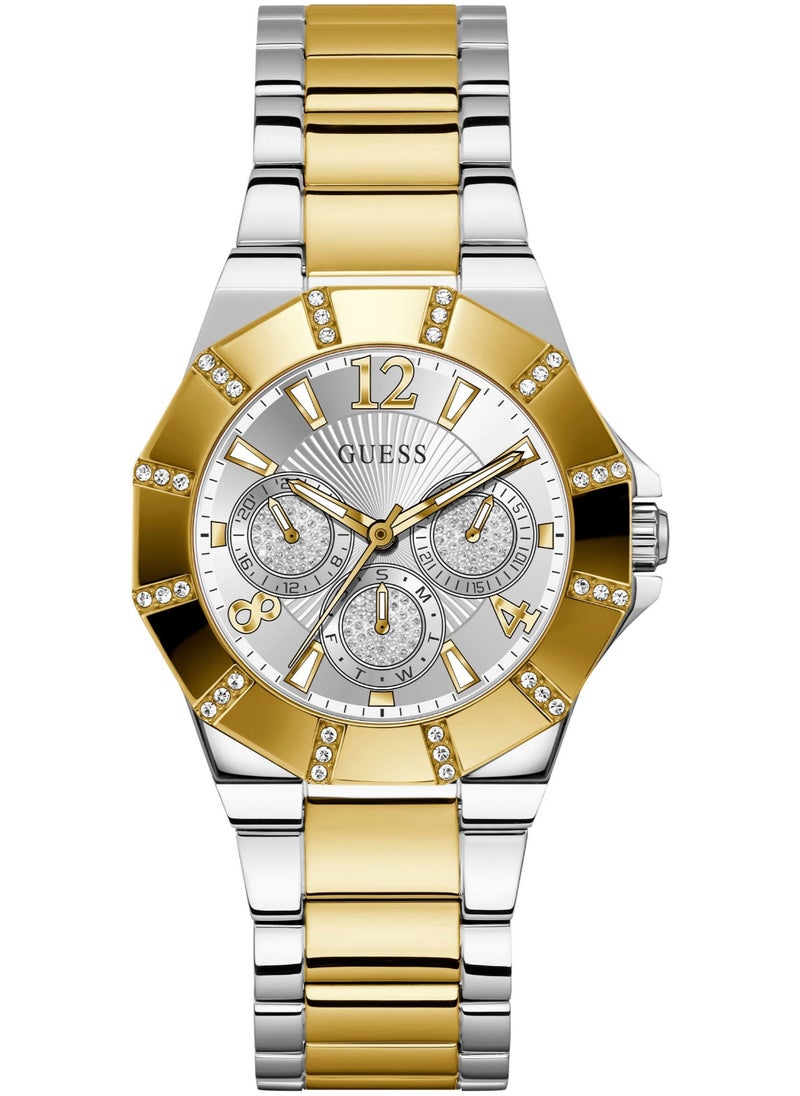 GUESS GUESS Womens Gold Two-Tone Multi-function Watch - GW0616L2  - Image 1