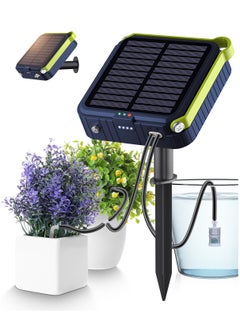Generic Solar Automatic Drip Irrigation System, Harness Sunshine or External Power for Indoor and Outdoor Use, Rain or Shine! Anti-Siphoning, Supports Up to 15 Potted Plants  - Image 1