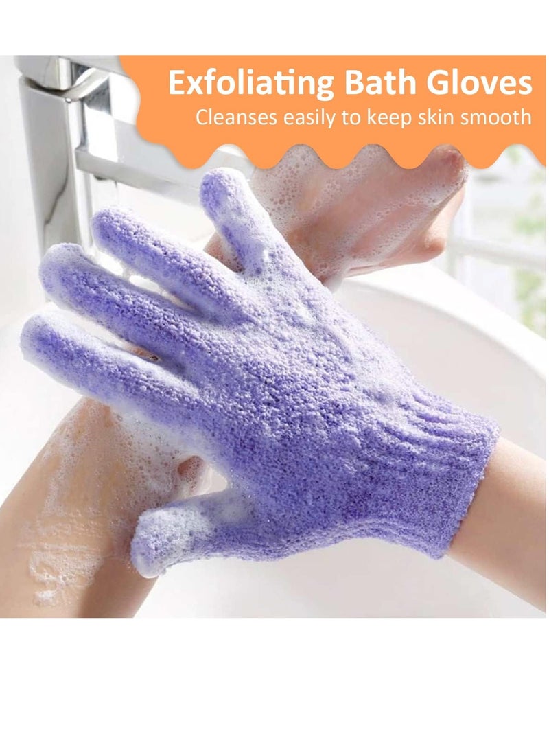 aisunlee 30 Pcs Exfoliating Gloves for Shower, 15 Colors Body Exfoliator Glove with Hanging Loop, Scrub Exfoliate Glove Mitt Bath Face Spa Hand Scrubber Wash Deep Scrubbing Dead Skin for Women Men, by Aisuly - Image 3