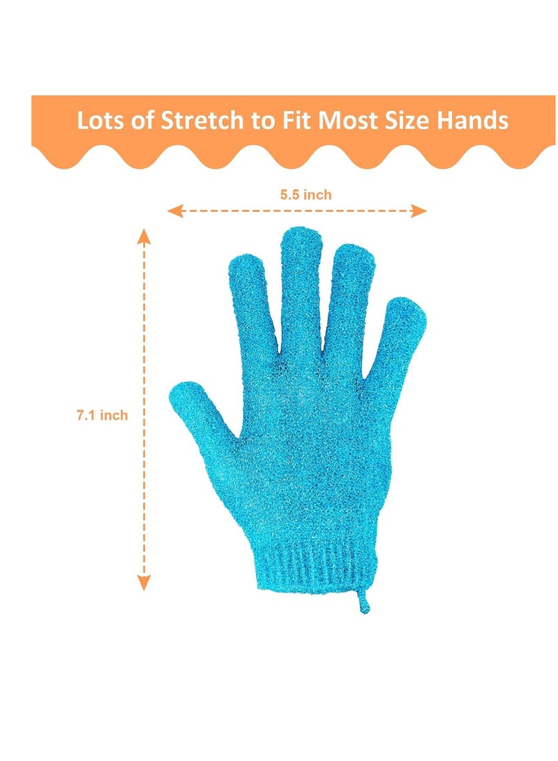 aisunlee 30 Pcs Exfoliating Gloves for Shower, 15 Colors Body Exfoliator Glove with Hanging Loop, Scrub Exfoliate Glove Mitt Bath Face Spa Hand Scrubber Wash Deep Scrubbing Dead Skin for Women Men, by Aisuly - Image 4
