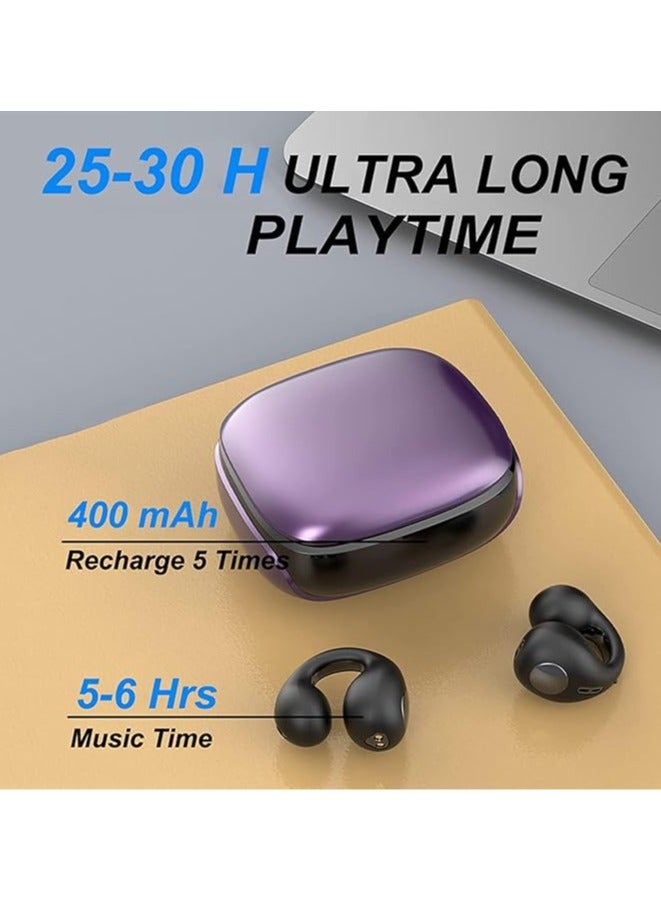 general Wireless Bluetooth headset, bone conduction clip headset, open earbuds, noise reduction and waterproof, suitable for sports and work, listening to music and so on - Image 5