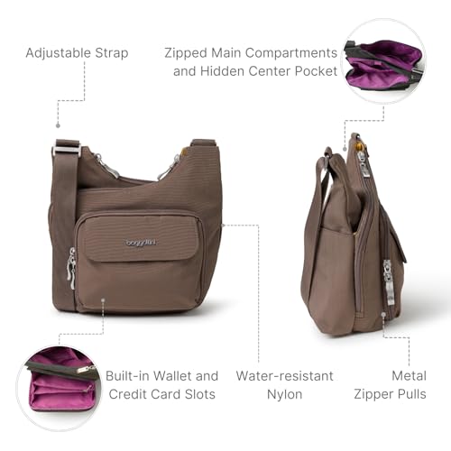 Baggallini Women's Criss Cross, portobello - Image 3