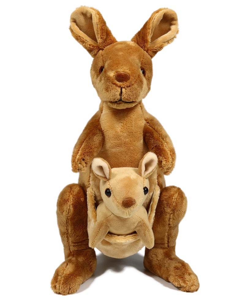 Ice King Bear Kangaroo Stuffed Animal with Removable Joey Plush Toy,12 Inches - Image 4