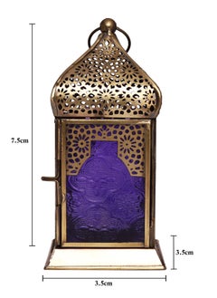 HILALFUL Handmade Lantern, Medium | Suitable for Living Room, Bedroom and Outdoor | Perfect Festive Gift for Home Decoration in Ramadan, Eid, Birthdays, Weddings, Housewarming | Made of Iron | Purple - pzsku/Z507A977596E507FEAAF3Z/45/_/1706014201/f08a82e4-4398-4dc4-b7e4-ee1899dfe00d