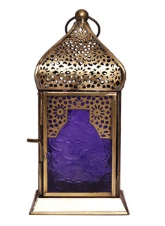 HILALFUL Handmade Lantern, Medium | Suitable for Living Room, Bedroom and Outdoor | Perfect Festive Gift for Home Decoration in Ramadan, Eid, Birthdays, Weddings, Housewarming | Made of Iron | Purple - pzsku/Z507A977596E507FEAAF3Z/45/_/1706014211/37fdff33-df09-488d-aa0c-a1af0f64b936