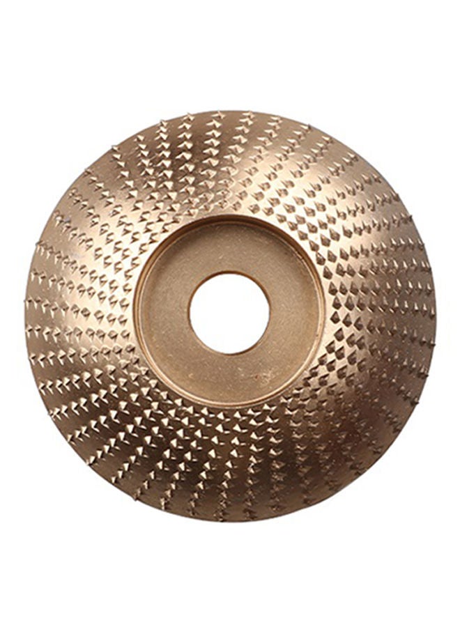 NIBEMINENT Wood Grinding Wheel Rotary Disc Bronze 16x5x10centimeter  - Image 1