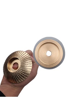NIBEMINENT Wood Grinding Wheel Rotary Disc Bronze 16x5x10centimeter  - Image 3