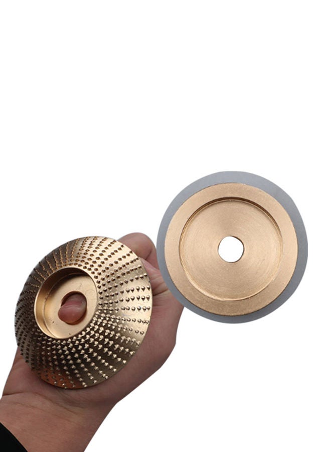 NIBEMINENT Wood Grinding Wheel Rotary Disc Bronze 16x5x10centimeter  - Image 3