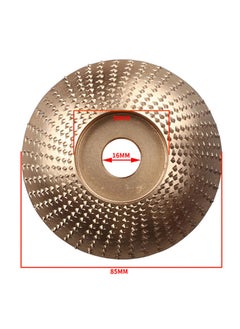 NIBEMINENT Wood Grinding Wheel Rotary Disc Bronze 16x5x10centimeter  - Image 2