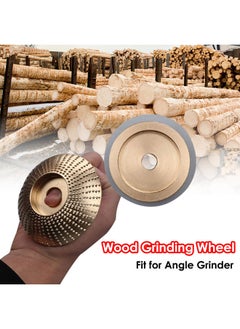 NIBEMINENT Wood Grinding Wheel Rotary Disc Bronze 16x5x10centimeter  - Image 4