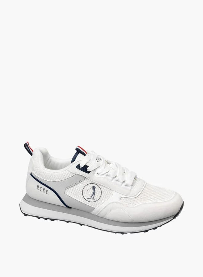 U.S. Polo Assn. Men's Logo Detail Sneakers With Lace-Up Closure