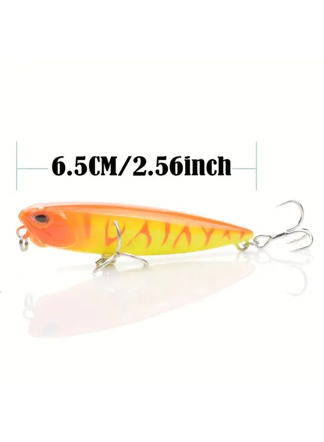 Tiger Skin Green Micro Pencil Fishing Lure 5.5g Floating Bait for Perch Catfish Freshwater - Image 4