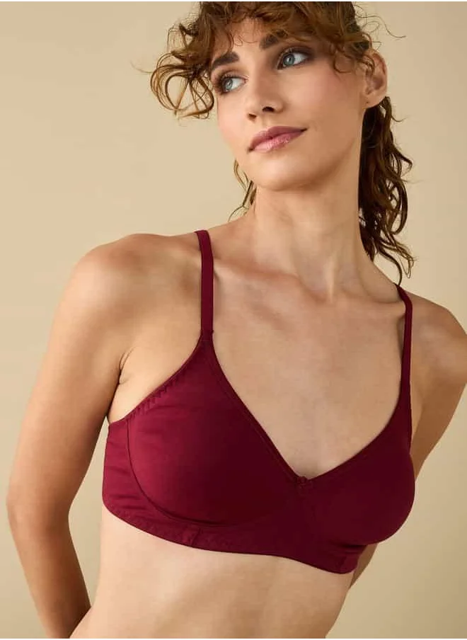 FAV Support Bra with Hook and Eye Closure