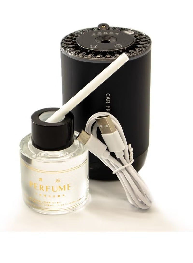 JAJEEK Smart Car Air Freshener Essential Oil Diffuser – 50ML Aroma Humidifier with Auto On/Off, Built-In Rechargeable Battery, Quiet Mist Output, Car Interior Aromatherapy Device & Humidifier, USB-Powered Air Freshener for Vehicle, Home or Office Use - Image 3